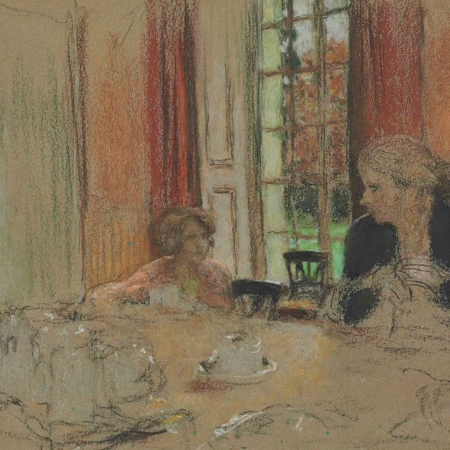 Edouard Vuillard — Комната в яслях с глиной