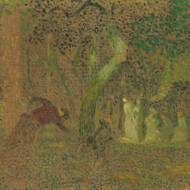 Edouard Vuillard — Сцена в театре (вундеркинд?)