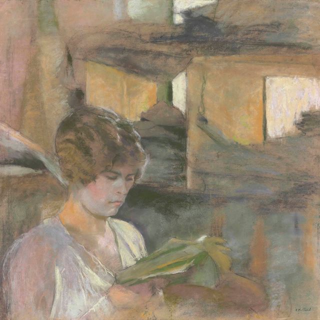 Edouard Vuillard — Молодая женщина читает
