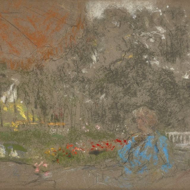 Edouard Vuillard — Люси Хессель, сюр-ла-терраса