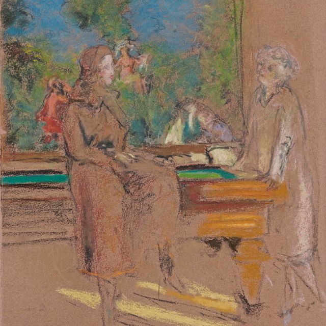 Edouard Vuillard — Девант ле бильярд