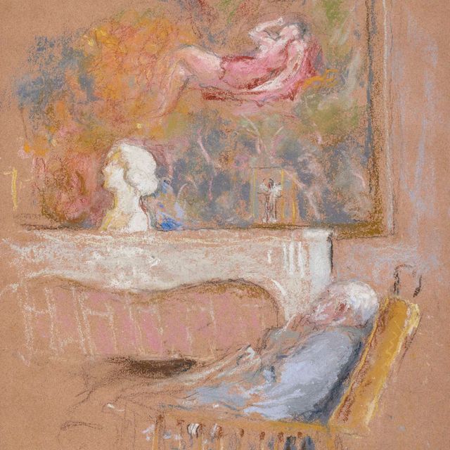 Edouard Vuillard — Джос Хессель, автор "Спасения Дианы" де Керр-Ксавье Руссель