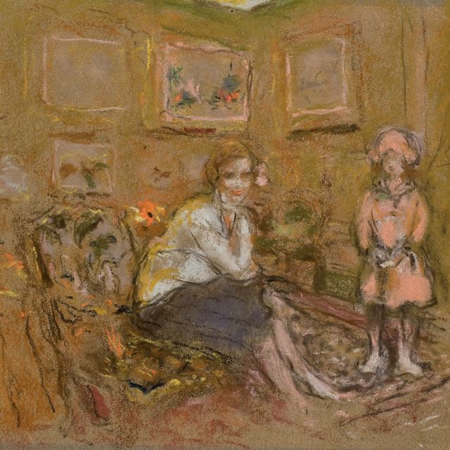 Edouard Vuillard — Мадам Гастон Леви и ее дочь