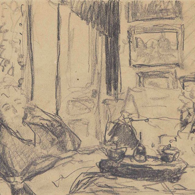 Edouard Vuillard — Салон Люси Хессель для танцев с сыном на Неаполитанской улице