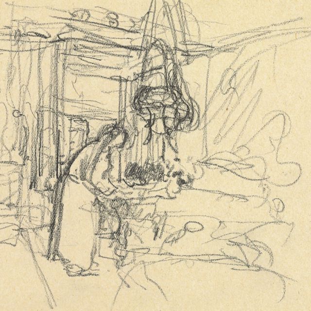 Edouard Vuillard — Мадам Вюйяр с Миозотом