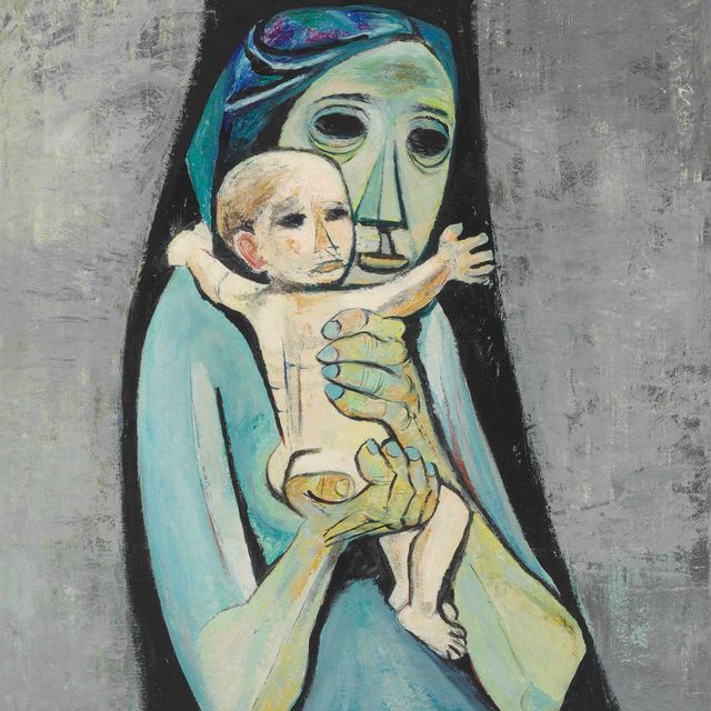 Eduardo Kingman — Без названия (Мать и дитя)