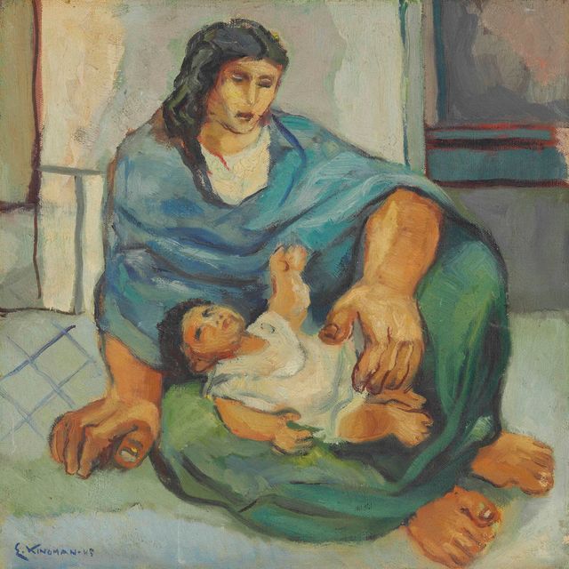 Eduardo Kingman — Мать и сын