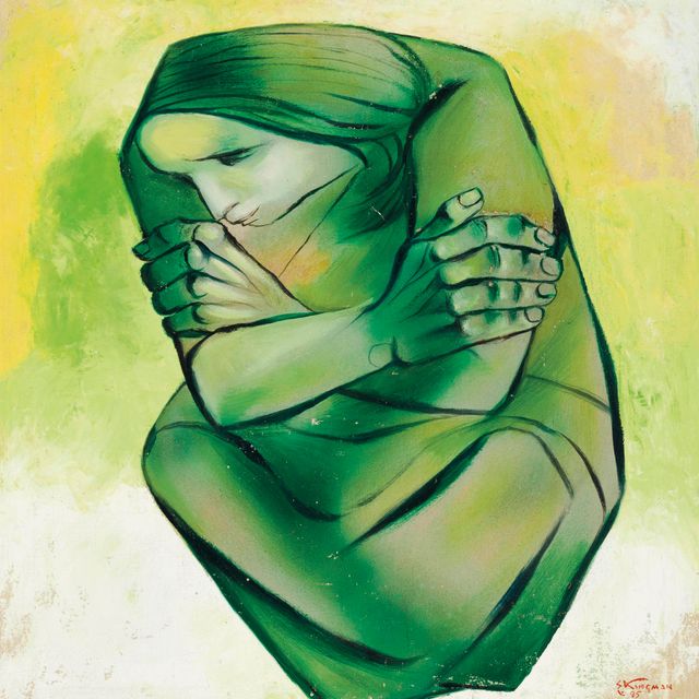 Eduardo Kingman — Фигура в зелени