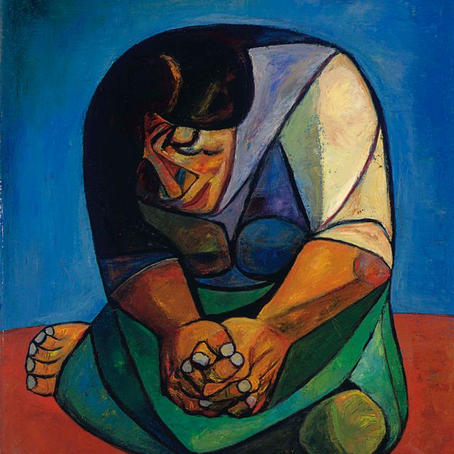 Eduardo Kingman — Фигура велорио
