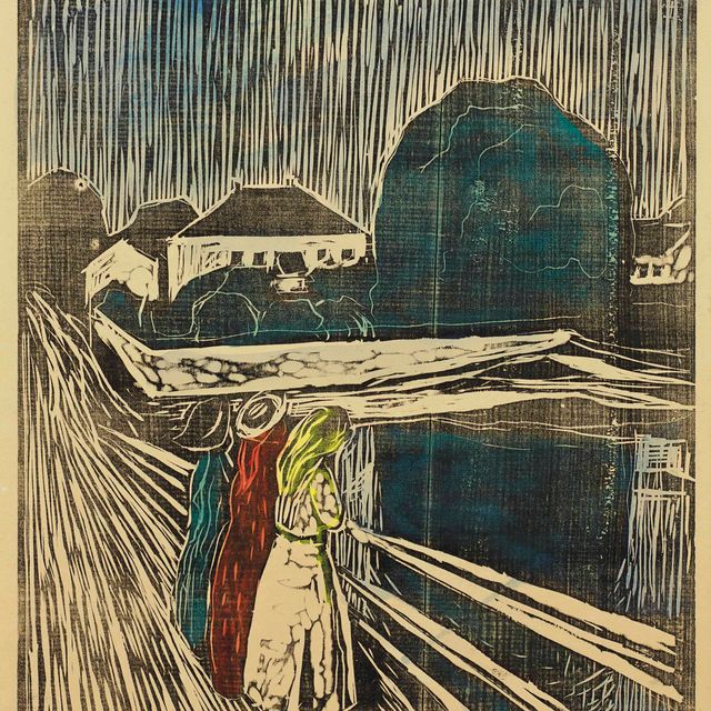 Edvard Munch — Девушки на мосту (The Girls on the Bridge)