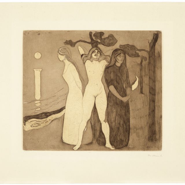 Edvard Munch — Das Weib II (Женщина II)