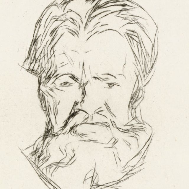 Edvard Munch — Меннеркопф (Sch. 243; W. 277)
