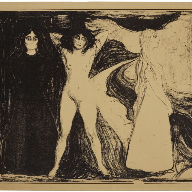 Edvard Munch — Дас Вайб (женщина)