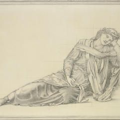 Edward Burne-Jones — Спящий поэт из "Романа о розе"