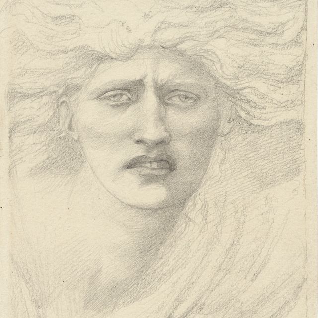 Edward Burne-Jones — Исследование головы Медузы для фильма "В поисках Медузы"