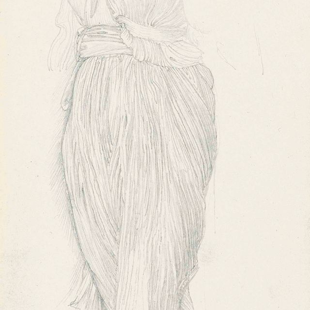 Edward Burne-Jones — Этюд для фильма "Золотая лестница": Фрэнсис Грэм у подножия лестницы