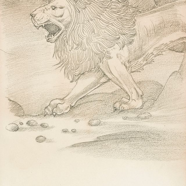Edward Burne-Jones — Царь всех зверей