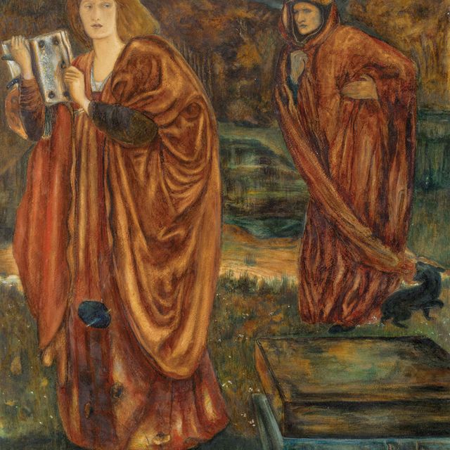 Edward Burne-Jones — Мерлин и Нимуэ