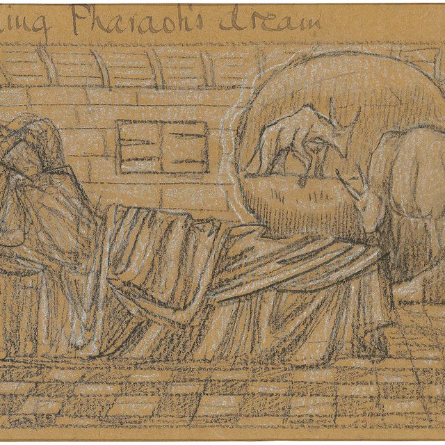 Edward Burne-Jones — Сон царя Фараона