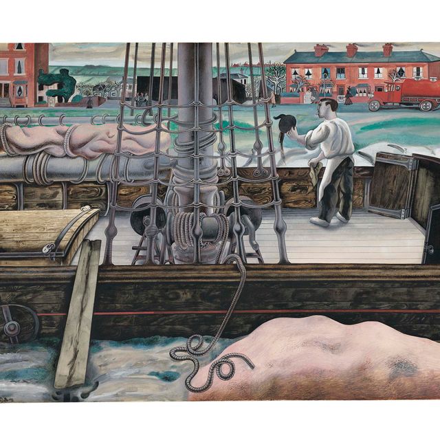 Edward Burra — Чайные листья за борт