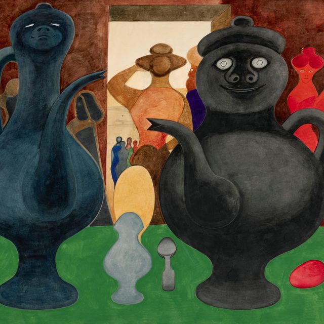 Edward Burra — Женщины с горшком