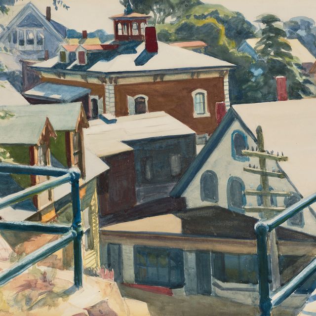 Edward Hopper — Крыши Глостера