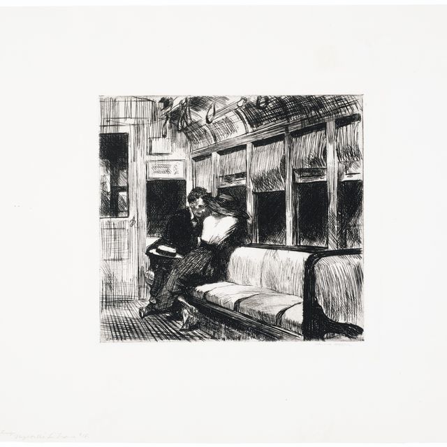 Edward Hopper — Ночь в поезде El