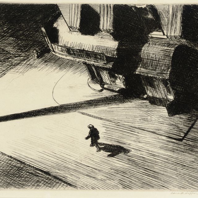 Edward Hopper — "Ночные тени", с шести американских гравюр (серия I) (Левин, 82)