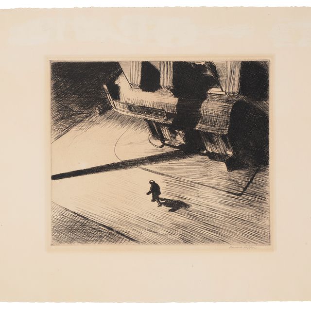 Edward Hopper — "Ночные тени" с шести американских гравюр (серия I)