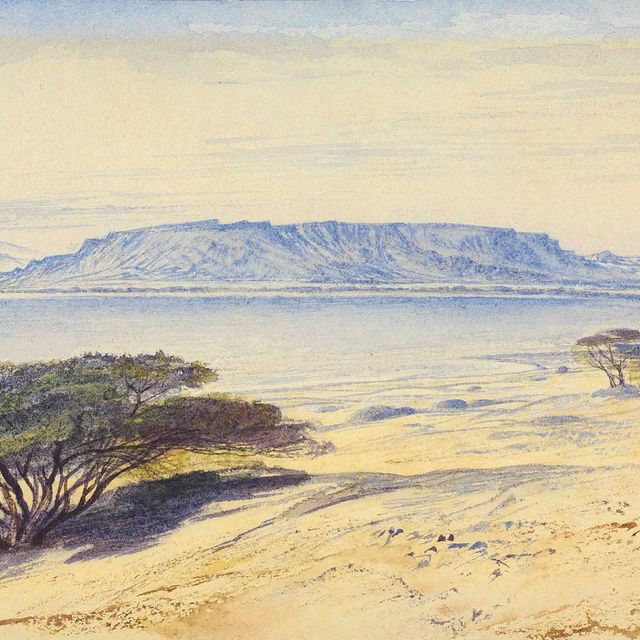 Edward Lear — Южная оконечность Мертвого моря