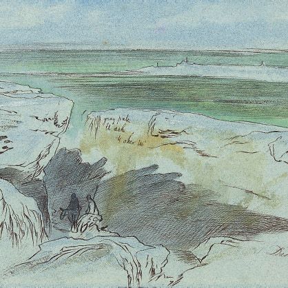 Edward Lear — Вид на Дамаск, Сирия