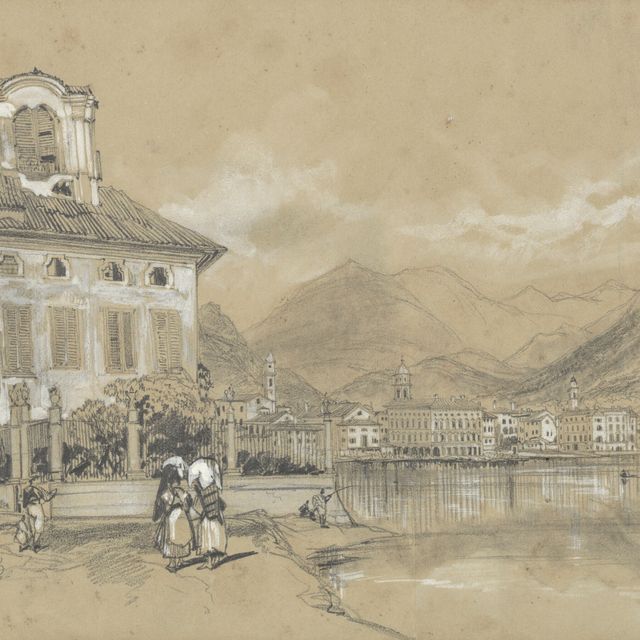 Edward Lear — Лугано