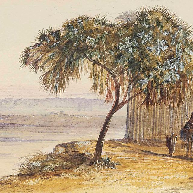 Edward Lear — Дендера на Ниле