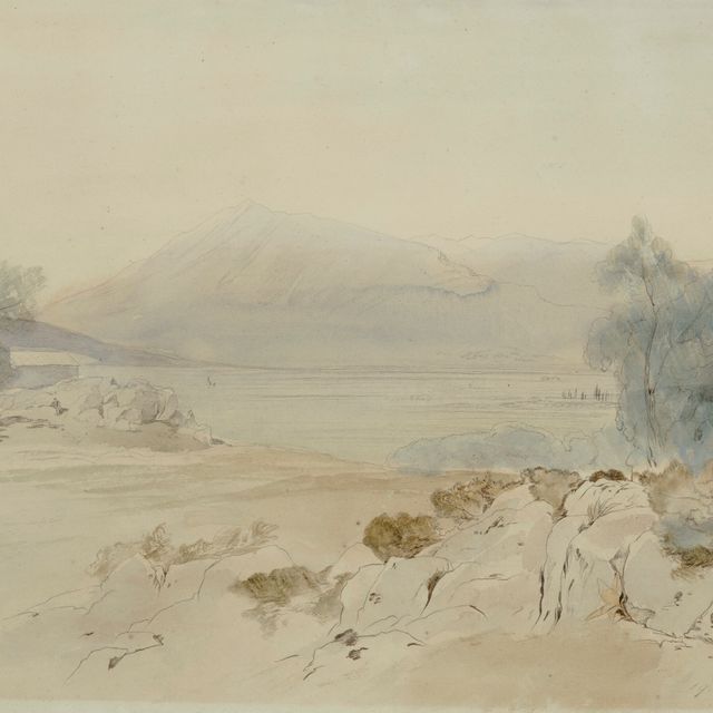 Edward Lear — Вид на Санта-Мауру, Левкас, Ионические острова