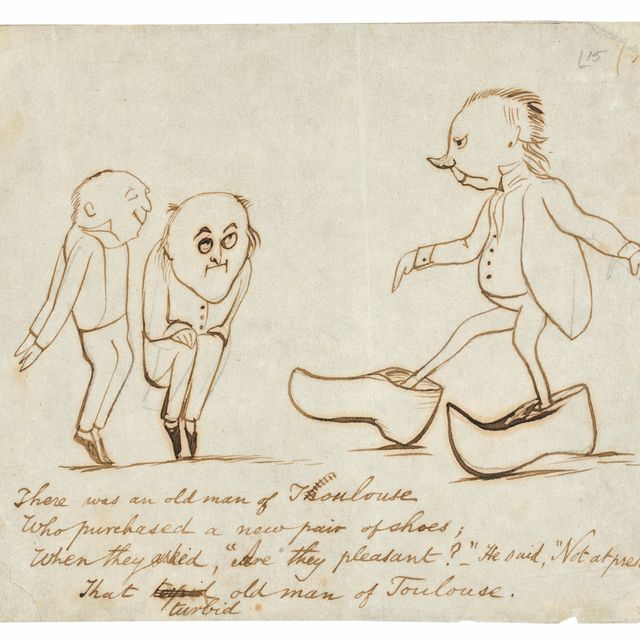Edward Lear — "Жил-был старик из Тулузы, который купил себе новую пару ботинок"