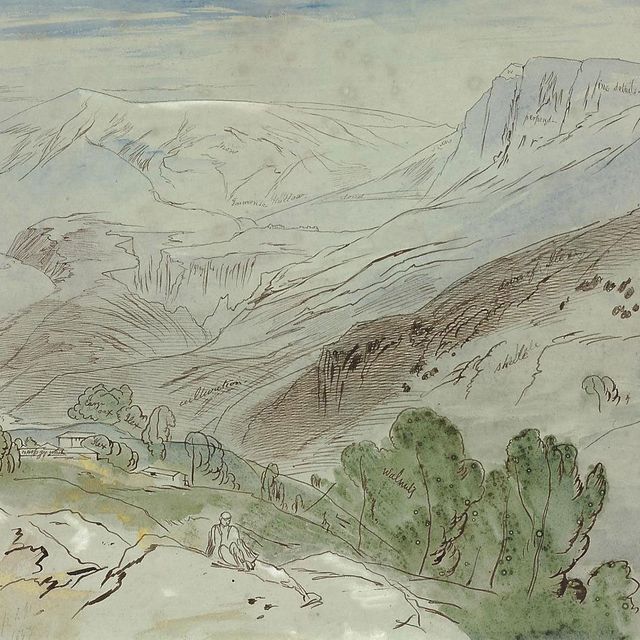 Edward Lear — Арциста, Палестина