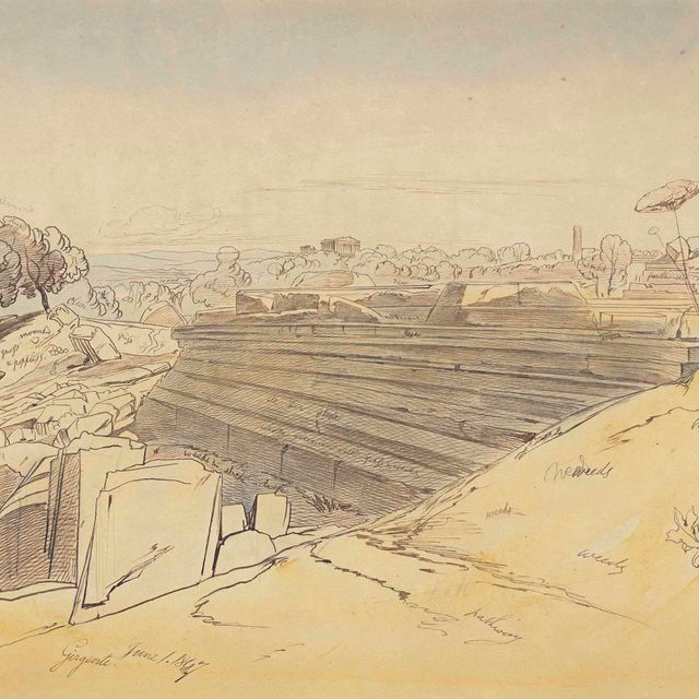 Edward Lear — Гирдженте, Сицилия