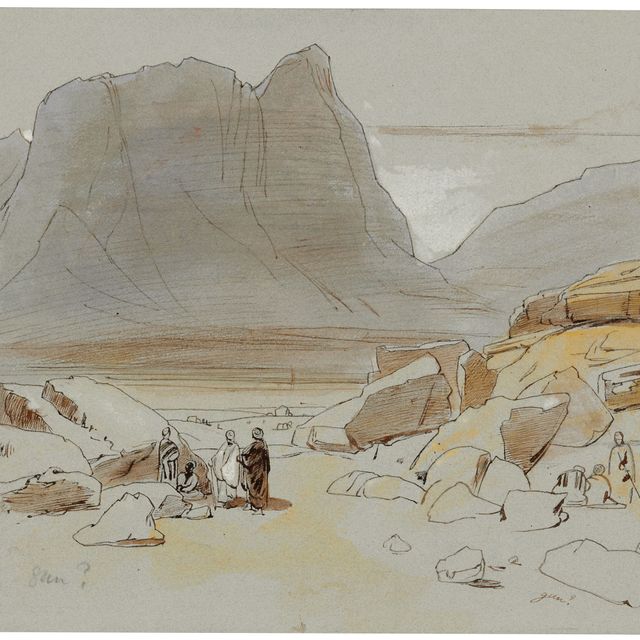 Edward Lear — Гора Синай, Египет