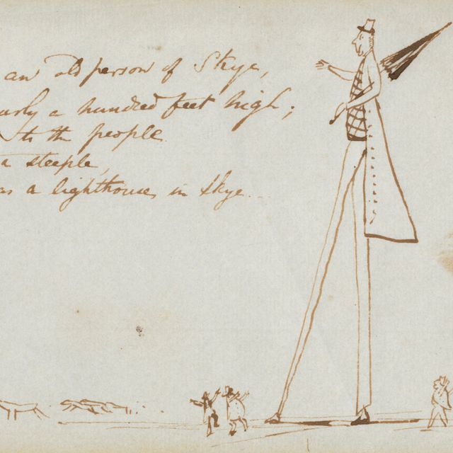 Edward Lear — "На острове Скай жил один старик, который был почти ста футов ростом"