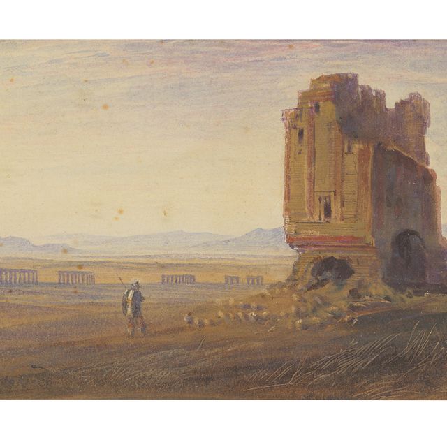 Edward Lear — Римская Кампанья