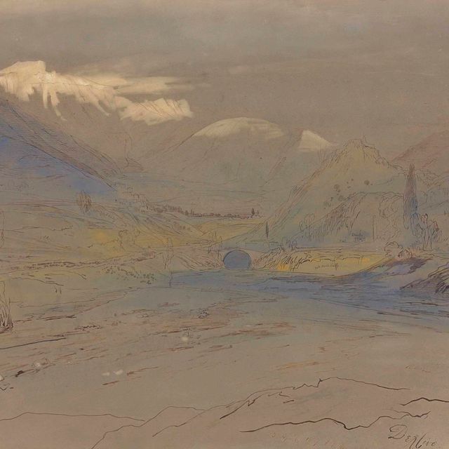 Edward Lear — Дельвина или Дельвино, Албания