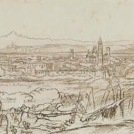 Edward Lear — Ведута ди Альба