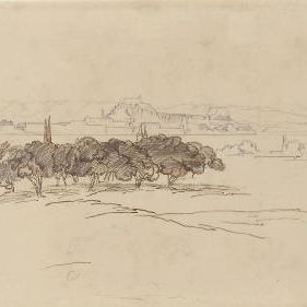 Edward Lear — Цитадель на острове Корфу