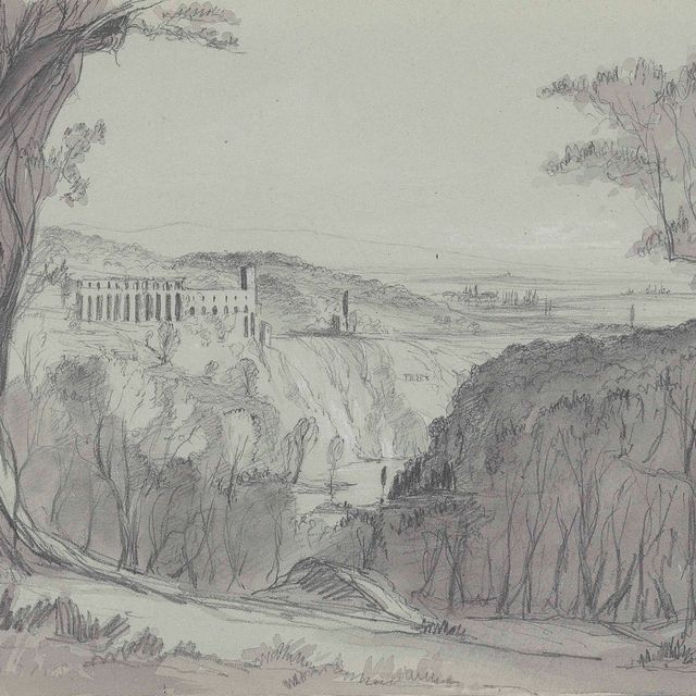 Edward Lear — Вид на Тиволи