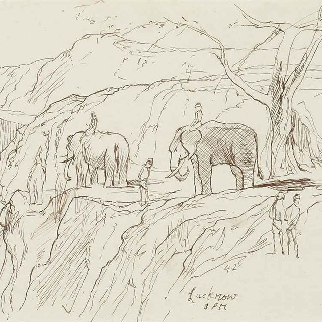 Edward Lear — Лакхнау