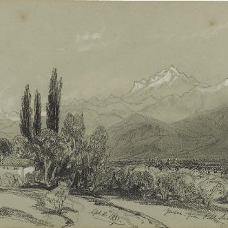 Edward Lear — Женева, из Пти Сакконекс, Швейцария