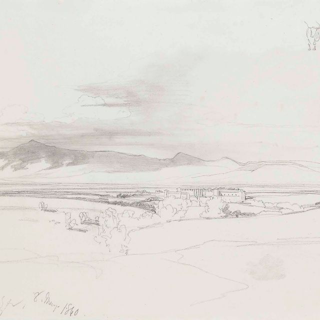 Edward Lear — Валь-Монтоне, недалеко от Тиволи