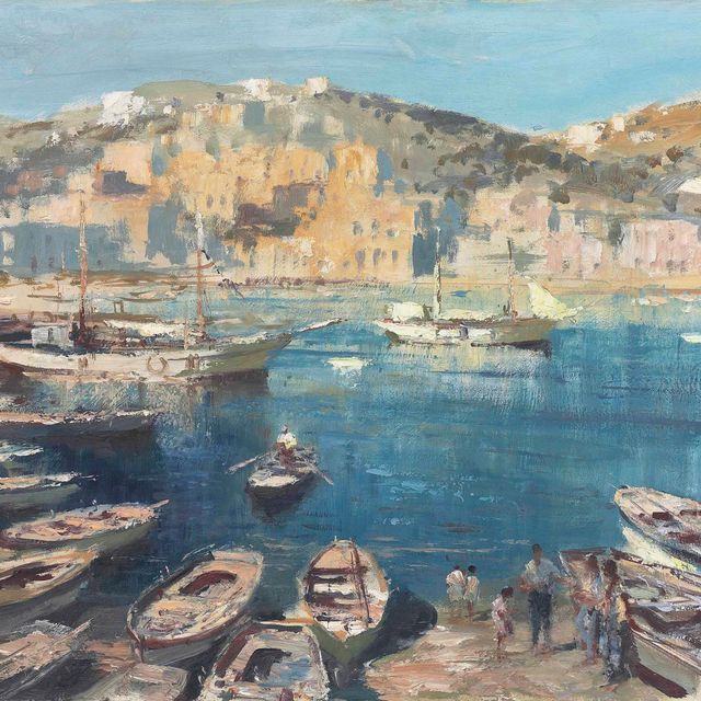 Edward Seago — Твердая гавань Понца