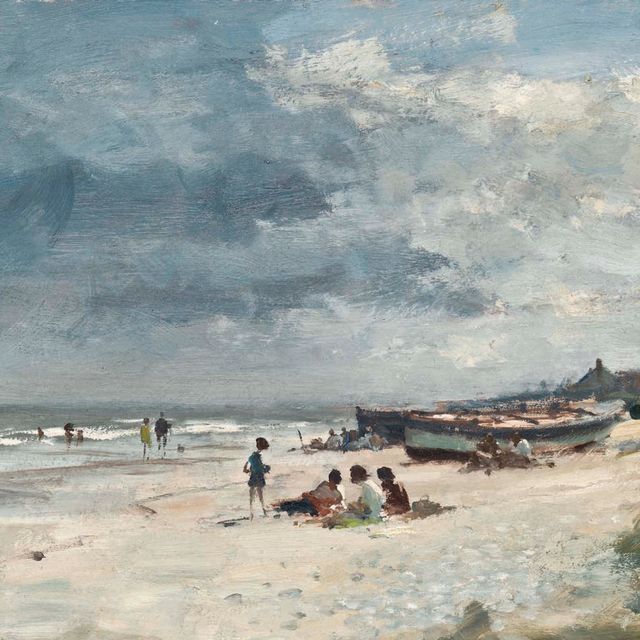 Edward Seago — Длинные береговые лодки в Паллинге, Норфолк