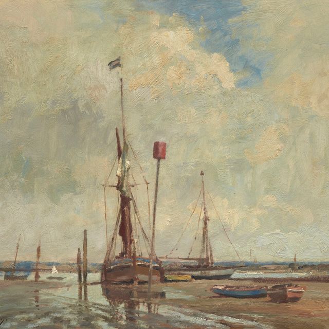 Edward Seago — Красный маркер консервной банки